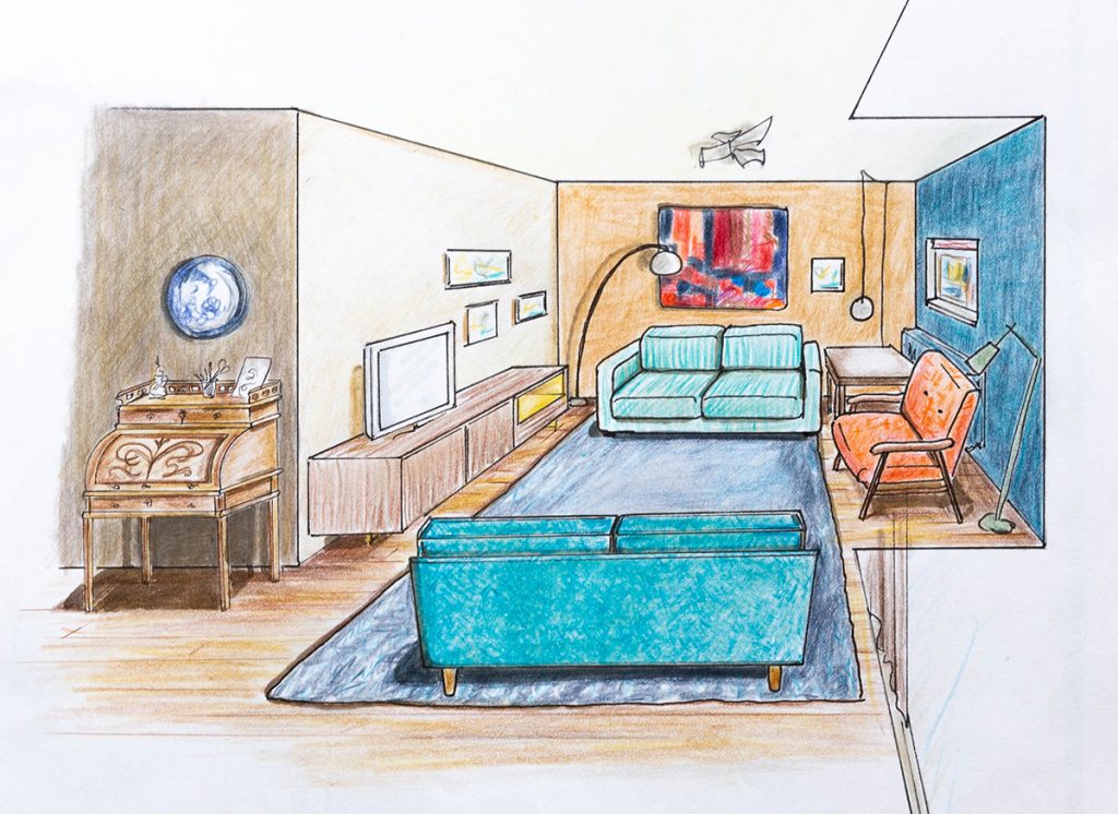 RDD Portfolio_Out of the Box_ Perspective drawing