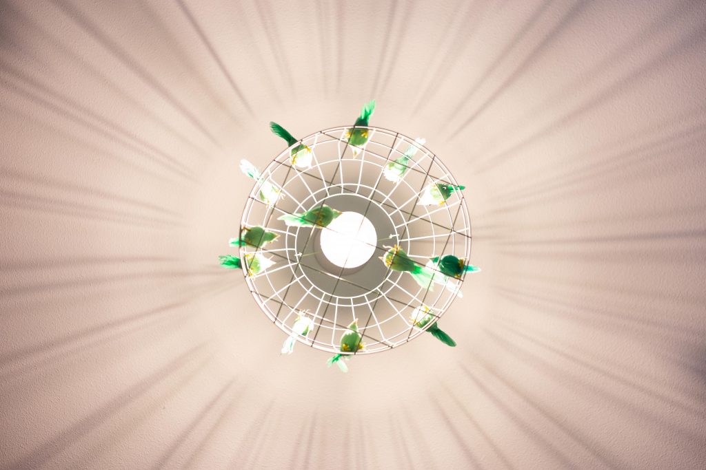 Foto van de lamp.